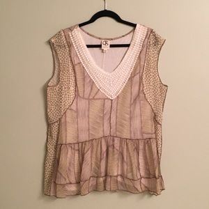 One September (Anthropologie) Top Sz L
